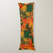 Het dalende Patroon van Bladeren van het herfst Lichaamskussen (Voorkant Verticaal)