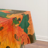 Het dalende Patroon van Bladeren van het herfst Tafelkleed (Voorbeeld)