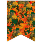 Het dalende Patroon van Bladeren van het herfst Vlaggetjes (Derde vlag)