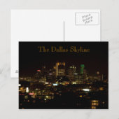 Het Dallas Skyline Briefkaart (Voorkant / Achterkant)