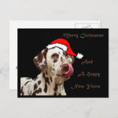Het Dalmatische Briefkaart van Kerstmis (Voorkant / Achterkant)