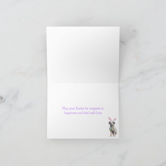 Het Dalmatische Puppy van Pasen Feestdagen Kaart (Binnen)