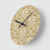 Het Damast van de cacao en van de Room Ronde Klok (Hoek)