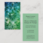 Het Damast van de diamant, de LICHTEN van de FEE Visitekaartje (Voorkant / Achterkant)