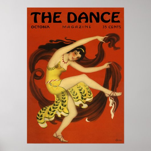 Het Dancer Archival poster uit 1929 (Voorkant)