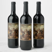 Het Dancing Couple Schilderen Wijn Label Wijn Etiket (Flessen)