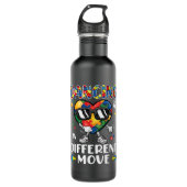 Het dansen aan een verschillende Bewustmakingslief Waterfles (Voorkant)