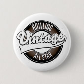 Het dansen  alle sterren logo ronde button 5,7 cm (Voorkant)