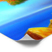 Het dansen Autumn Boom op een Poster van de Cliff (Hoek)