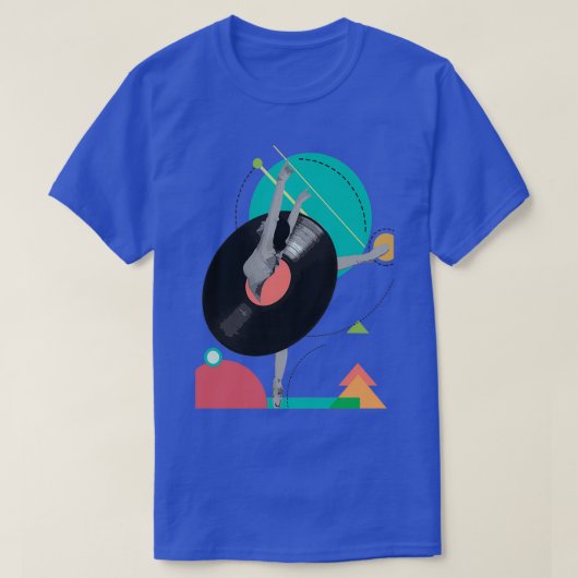 Het dansen Creëer nieuwe wegen voor het brein T-shirt (Design voorkant)