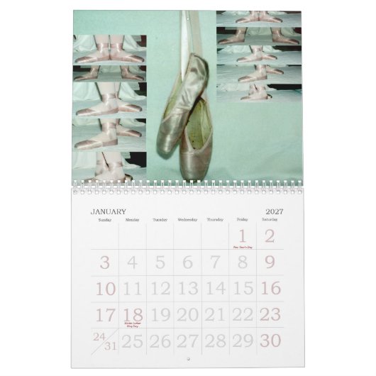 Het dansen door het Jaar: Agenda 2015 Kalender (Jan 2027)