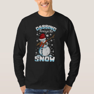 Het dansen door sneeuwsneeuwbalt door T T-shirt