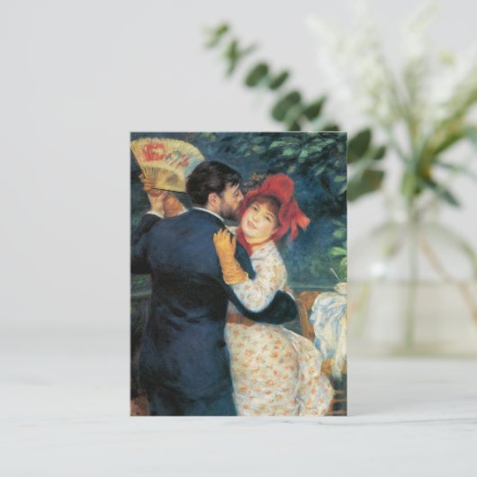 Het dansen in de Druk van het Land Briefkaart (Staand voorkant)