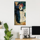 Het dansen in de Druk van het Land Poster (Thuiskantoor)