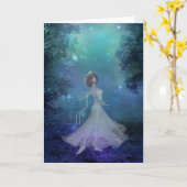 Het dansen in het Wenskaart van het Bos Kaart (Gele Bloem)