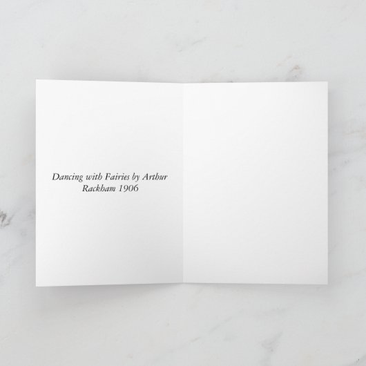 Het dansen met de Feeën Kaart (Binnen)