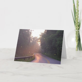 Het dansen met het Wenskaart van Glimwormen Kaart