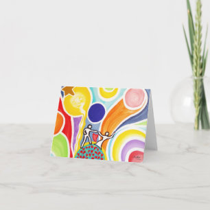 Het dansen op Straal maanlichten Kaart