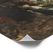 Het dansen rond de  druk van de kerstboom. poster (Hoek)