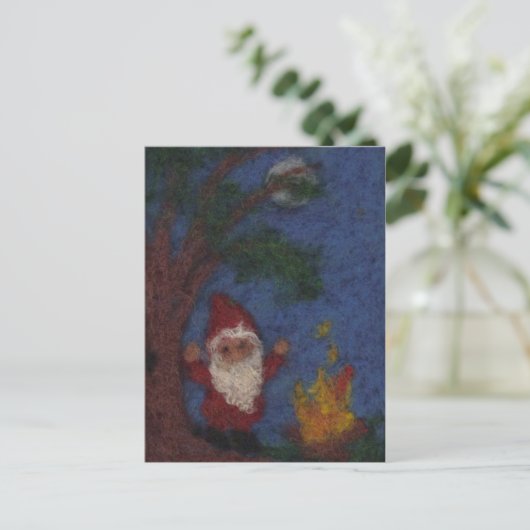 Het dansen rond het vuur briefkaart (Staand voorkant)