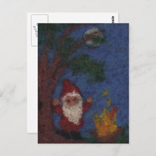 Het dansen rond het vuur briefkaart (Voorkant / Achterkant)