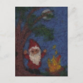 Het dansen rond het vuur briefkaart (Voorkant)