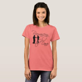 Het dansen van het T-shirt van Dance (Voorkant volledig)