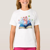 Het dansen van het varken op een boek T-shirt (Voorkant)