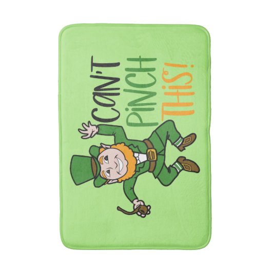 Het dansen van Leprechaun kan dit niet knijpen Badmat (Voorkant Verticaal)