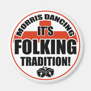 Het Dansen van Morris Traditie Magneet