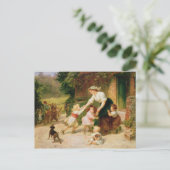 Het dansende Beer Briefkaart (Staand voorkant)