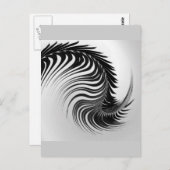 Het dansende Briefkaart van het Palmblad (Voorkant / Achterkant)