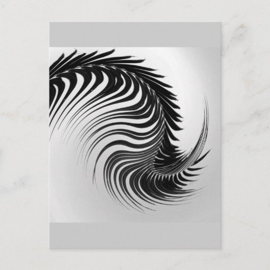 Het dansende Briefkaart van het Palmblad (Voorkant)