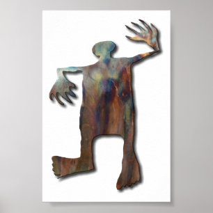 Het dansende koper van het Man Poster