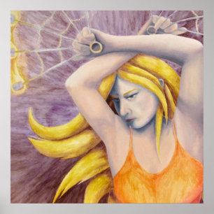 Het Dansende Poster van de Godin van de brand