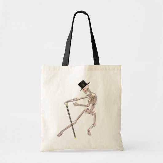 Het dansende skelet tote bag (Voorkant)