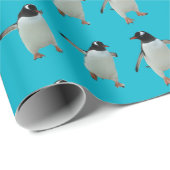 Het dansende Verpakkende Document van Pinguïnen Cadeaupapier (Rol Hoek)