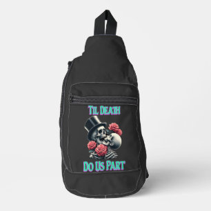 Het Dapper Skelet Een Top Hat Affair Sling Bag