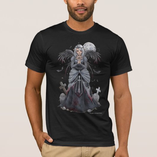 Het Dark Priestess Angel-Shirt T-shirt (Voorkant)