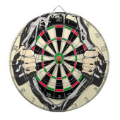 Het dartboard op je borst. dartbord (Voorkant)