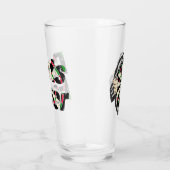 Het dartboard op je borst Darts Fever Glas (Rechts)