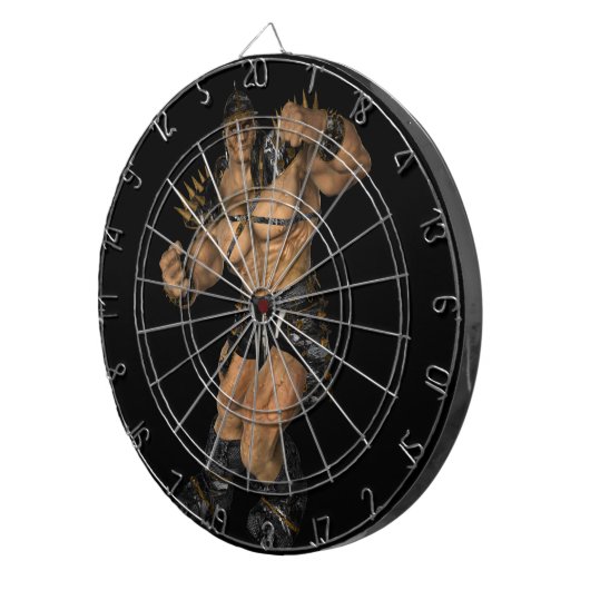 Het Dartboard van de Boeman van de strijder Dartbord (Voorkant Rechts)