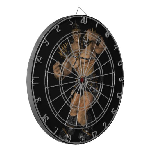 Het Dartboard van de Boeman van de strijder Dartbord (Voorkant Links)
