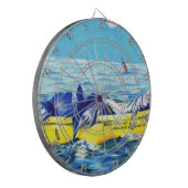 Het Dartboard van de Reddingsboot van Hatteras Dartbord (Voorkant Links)