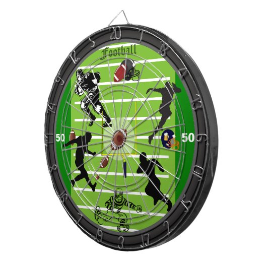 Het dartboard van het Gebied van het Football Dartbord (Voorkant Rechts)