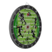 Het dartboard van het Gebied van het Football Dartbord (Voorkant Links)