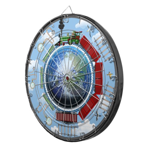 Het Dartbord van de Treingeleider Aarde Multi-Targ (Voorkant Rechts)