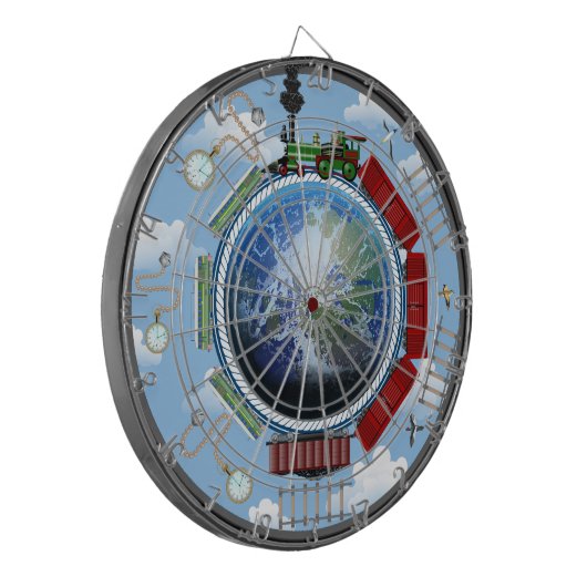 Het Dartbord van de Treingeleider Aarde Multi-Targ (Voorkant Links)
