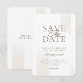 Het datumkaartontwerp opslaan save the date (Voorkant / Achterkant)