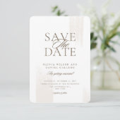 Het datumkaartontwerp opslaan save the date (Staand voorkant)